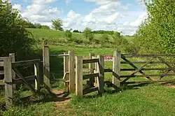 Gates on Harmondsworth Moor