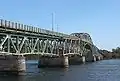 The Sullivan bridge as seen from Hilton Park on Dover Point