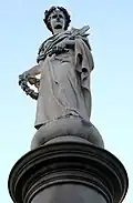 The Genius of Liberty, Soldiers' National Monument (1865–1869), Gettysburg National Cemetery, Gettysburg, Pennsylvania.