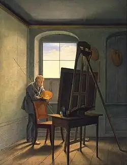 Caspar David Friedrich in his Studio (1819)