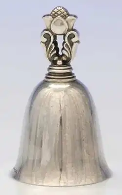 Georg Jensen - Acorn pattern tea ball.