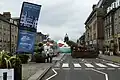 George St, Edinburgh, closed to traffic during the WestFest trial.
