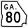 State Route 80 Alternate marker