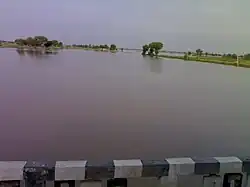 Ghaggar river in September, near Anoopgarh Sri Ganganagar Rajasthan