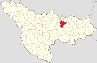 Location in Timiș County