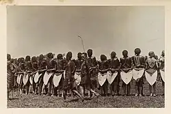 "Gicukia" Dance. Papers of John William Arthur - Photograph Album.