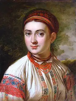 A lady from Podolia, painting by Vasily Tropinin