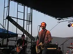 Band performing onstage