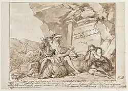 Lamenting women in front of a sarcophagus, National Gallery of Denmark, Copenhagen