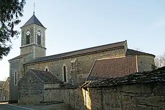 The church in Givry