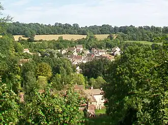 A general view of Glaignes