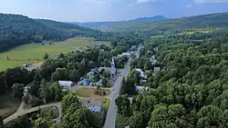 View of Glover, VT, from the south