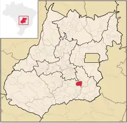 Location in Goiás state