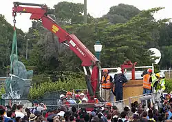 Removed statue of cecil John Rhodes