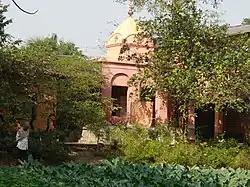 Gour Pada Peeth Temple commemorates the visit of Sri Chaitanyadeb to Chhatrabhog.( Foot print set up inside in 1929).
