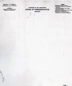 Office Stationery as Representative of Zamboanga