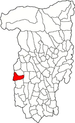 Location in Vâlcea County