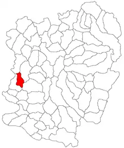 Location in Caraș-Severin County