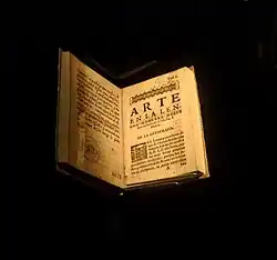 1634 textbook by Bernardo de Lugo documenting the extinct Chibcha language