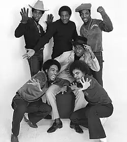 Grandmaster Flash and the Furious Five in 1982