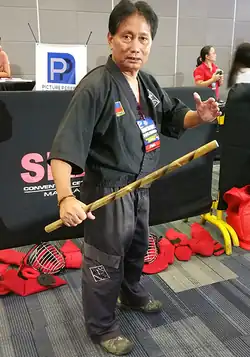 Image 15A grandmaster of Arnis. (from Culture of the Philippines)