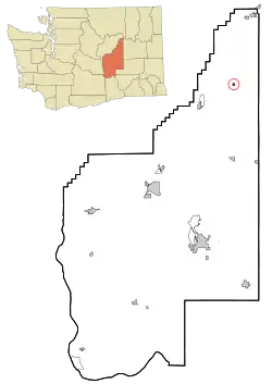 Location of Hartline, Washington