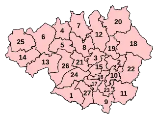 Parliamentary constituencies in Greater Manchester (2010-2024)