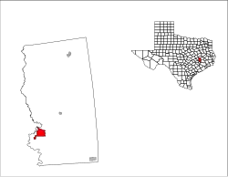 Location of Navasota, Texas