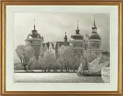 Drawing by Ferdinand Boberg, between 1915 and 1924