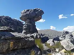 Grootwinterhoek Peak, looming at 2077&nbsp;m, above the northern Breede River Valley.