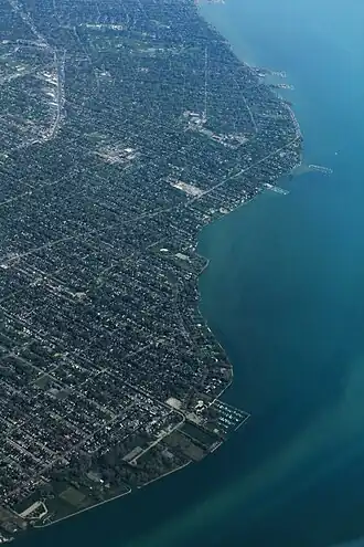 Aerial image of Grosse Pointe