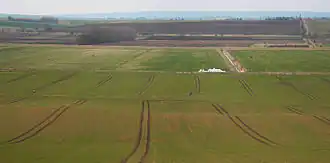 View from the Großer Fallstein over the Große Bruch looking towards Hedeper