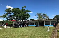 Terminal building as seen from the apron in 2019