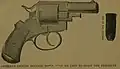 1881 sketch of Guiteau Bulldog pistol