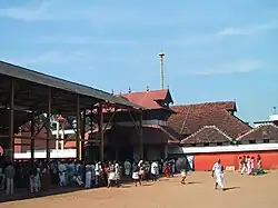 Guruvayur Temple entrance – 25&nbsp;km from Thrissur City.