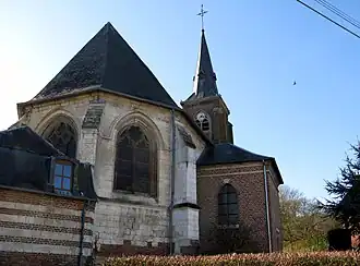 The church in Guyencourt-sur-Noye