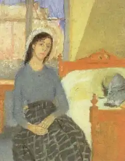 The Artist in Her Room in Paris, 1907–1909