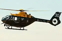 An Airbus H145 Jupiter of the Defence Helicopter Flying School.