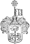 Coat of arms of Guadalajara City since 1539 to 1893.