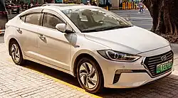 Hyundai Elantra Lingdong PHEV Fornt view