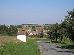 View from the southeast