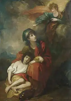 Hagar and Ishamel by Benjamin West