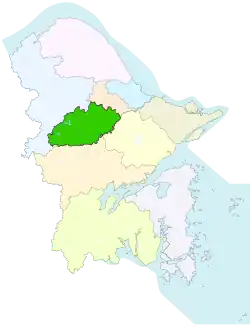 Haishu District in Ningbo