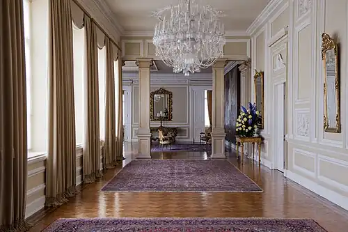 Interior of the presidential Palace of Nariño, La Candelaria, Bogotá, 1906–1908