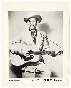 Hank Williams, 1952, with Martin D-28 guitar