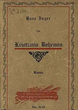 Christiania's Bohemia Hans Jæger