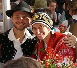 Image 2Traditional clothing and headgear of folk group in Kranj (from Culture of Slovenia)