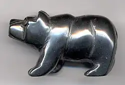 Hematite carving, 5&nbsp;cm (2&nbsp;in) long