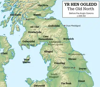 Yr Hen Ogledd (The Old North) c.500