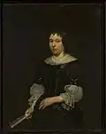 Portrait of a Lady with a Folding Fan, 1690